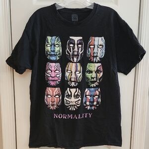 WWE Jeff Hardy Normality Faces Graphic Tee